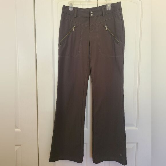 Athleta Snow Cruiser Light Weight Ski Outdoor Pants Style Grayish Tan Size 10 T - Picture 1 of 15